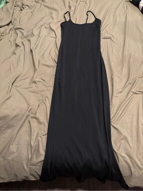 Amazon Women's Black Maxi Slip Dress
